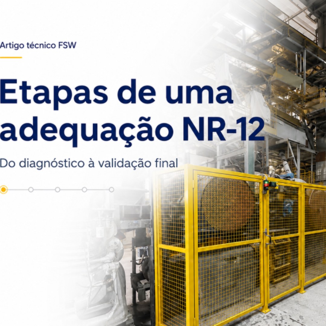Adequação à NR-12: etapas do diagnóstico à validação final